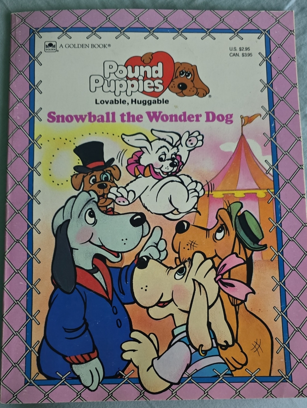 Pound Puppies Snowball the Wonder Dog - Pink Kids Book